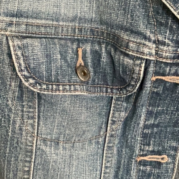 Blue Jean Jacket with Medium Indigo Wash - Picture 4 of 6